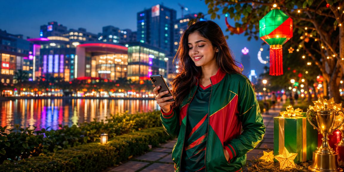 ঢাকায় চা বাগানে ক্রিকেট বেটিং উপভোগ করছেন একজন বাংলাদেশি